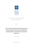 prikaz prve stranice dokumenta Povezanost biometeorološke prognoze i broja hspitalizacija zbog poremećaja raspoloženja u općoj bolnici "Dr. Josip Benčević"