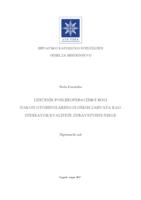 prikaz prve stranice dokumenta Liječenje poslijeoperacijske boli nakon otorinolaringoloških zahvata kao indikator kvalitete zdravstvene njege