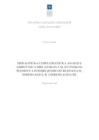 prikaz prve stranice dokumenta Heraldička i diplomatička analiza grbovnica hrvatskog i slavonskog plemstva podijeljenih od Rudolfa II., Ferdinanda II. i Ferdinanda III.