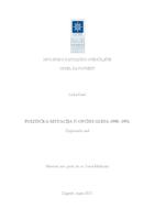 prikaz prve stranice dokumenta Politička situacija u općini Glina 1990.-1991.