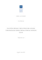 prikaz prve stranice dokumenta Političke prilike u Hrvatskoj 1990. godine: višestranački izbori, srpska pobuna i Božićni Ustav