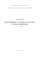 prikaz prve stranice dokumenta Megatrendovi na tržištu putovanja i uloga posrednika