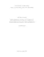 prikaz prve stranice dokumenta Menadžerska funkcija vođenja i hijerarhijske razine menadžmenta