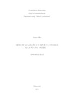 prikaz prve stranice dokumenta Odnosi s javnošću u sportu: studija slučaja NK Osijek