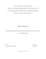 prikaz prve stranice dokumenta Mjerenje razdiobe elektromagnetskog polja u automobilu