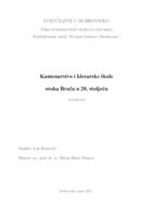 prikaz prve stranice dokumenta Kamenarstvo i klesarske škole otoka Brača u 20. stoljeću
