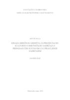 prikaz prve stranice dokumenta Izrada mrežnog sjedišta za prezentaciju kulturno-umjetničkog sadržaja s pripadajućim sustavom za upravljanje sadržajem