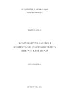 prikaz prve stranice dokumenta Komparativna analiza i segmentacija svjetskog tržišta riječnih krstarenjana