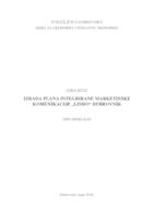prikaz prve stranice dokumenta Izrada plana integrirane marketinške komunikacije "Linđo" Dubrovnik