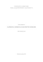 prikaz prve stranice dokumenta Napredna mjerenja električne energije