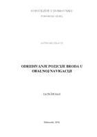 prikaz prve stranice dokumenta Određivanje pozicije u obalnoj navigaciji