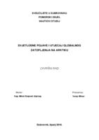 prikaz prve stranice dokumenta Svjetlosne pojave i utjecaj globalnog zatopljenja na Arktiku