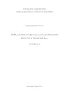 prikaz prve stranice dokumenta Analiza strukture ulaganja na primjeru poduzeća Tromont d.o.o.