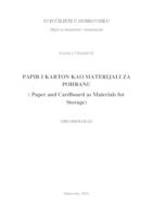 prikaz prve stranice dokumenta Papir i karton kao materijali za pohranu