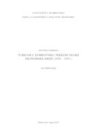 prikaz prve stranice dokumenta Turizam u Dubrovniku tijekom velike ekonomske krize (1929-1933)