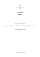 prikaz prve stranice dokumenta Procjena utjecaja na okoliš rekonstrukcije željezničke pruge