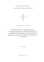 prikaz prve stranice dokumenta Poduzetništvo, organizacija i upravljanje poslovnim procesima na primjeru definiranja i modeliranja procesa nabave u poduzeću Ekos d.o.o. Varaždin