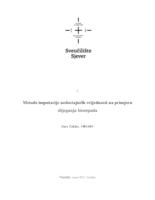 prikaz prve stranice dokumenta Metode imputacije nedostajućih vrijednosti na primjeru slijeganja biootpada