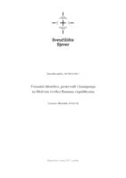 prikaz prve stranice dokumenta Vizualni identitet, proizvodi i kampanja za fiktivnu tvrku Banana republicana