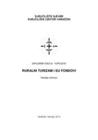 prikaz prve stranice dokumenta Ruralni turizam i EU fondovi