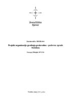 prikaz prve stranice dokumenta Projekt organizacije građenja proizvodno-poslovne zgrade Mobilisis