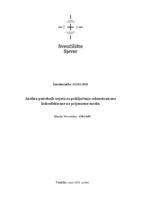 prikaz prve stranice dokumenta Analiza potrebnih uvjeta za priključenje rekonstruirane hidroelektrane na prijenosnu mrežu