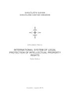 prikaz prve stranice dokumenta Međunarodni sustav pravne zaštite intelektualnog vlasništva