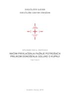 prikaz prve stranice dokumenta Načini privlačenja pažnje potrošača prilikom donošenja odluke o kupnji