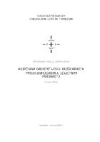 prikaz prve stranice dokumenta Kupovna orijentacija muškaraca prilikom odabira odjevnih predmeta