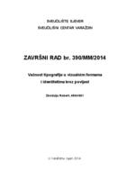 prikaz prve stranice dokumenta Važnost tipografije u vizualnim formama i identitetima kroz povijest