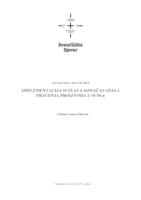 prikaz prve stranice dokumenta Implementacija sustava označavanja i praćenja proizvoda u SCM-u