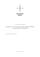 prikaz prve stranice dokumenta Korištenje CNC upravljačke jedinice Sinumerik 840D i programskog alata ShopMill
