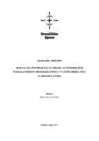 prikaz prve stranice dokumenta Simulacija postrojenja za izradu automobilskih stakala pomoću programa WINCC V7.2 Explorer-a i PLC S7-200 simulatora