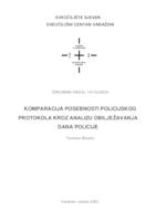 prikaz prve stranice dokumenta Komparacija posebnosti policijskog protokola kroz analizu obilježavanja Dana policije