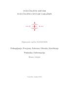 prikaz prve stranice dokumenta Prikupljanje, procjena, pohrana, obrada i korištenje podataka i informacija