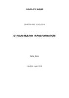 prikaz prve stranice dokumenta Strujni mjerni transformatori