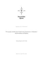 prikaz prve stranice dokumenta Percepcija suicida kao društvenog fenomena u tiskanim i elektroničkim medijima