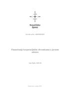 prikaz prve stranice dokumenta Financiranje korporacijskim obveznicama u javnom sektoru