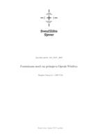 prikaz prve stranice dokumenta Feminizam moći na primjeru Oprah Winfrey