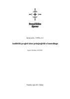 prikaz prve stranice dokumenta Analitički pregled alata primjenjivih u kontrolingu