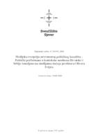 prikaz prve stranice dokumenta Medijska recepcija suvremenog političkog kazališta - Politički performans u kontekstu suodnosa Hrvatske i Srbije temeljeno na studijama slučaja predstava Olivera Frljića
