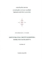 prikaz prve stranice dokumenta Identifikacija i motivi korisnika mobilnog bankarstva