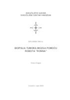 prikaz prve stranice dokumenta Biopsija tumora mozga pomoću robota "Ronna"