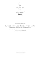 prikaz prve stranice dokumenta Regulacijski zahvati na rijeci Bednji na primjeru nekoliko lokacija od Ludbrega do Malog Bukovca