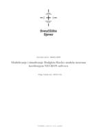 prikaz prve stranice dokumenta Modeliranje i simuliranje Hodgkin-Huxley modela neurona korištenjem NEURON softvera