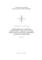 prikaz prve stranice dokumenta Sinkronizacija sunčevih kolektora i dizalice topline zrak/voda u sustavu grijanja i hlađenja građevine