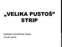 prikaz prve stranice dokumenta Strip "Velika pustoš"