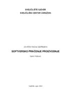 prikaz prve stranice dokumenta Softversko praćenje proizvodnje na primjeru poduzeća Centrometal d.d.