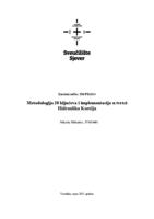 prikaz prve stranice dokumenta Metodologija 20 ključeva i implementacija u tvrtci Hidraulika Kurelja d.o.o.