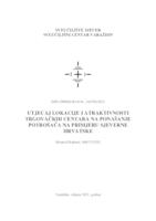 prikaz prve stranice dokumenta Utjecaj lokacije i atraktivnosti trgovačkih centara na ponašanje potrošača na primjeru sjeverne Hrvatske